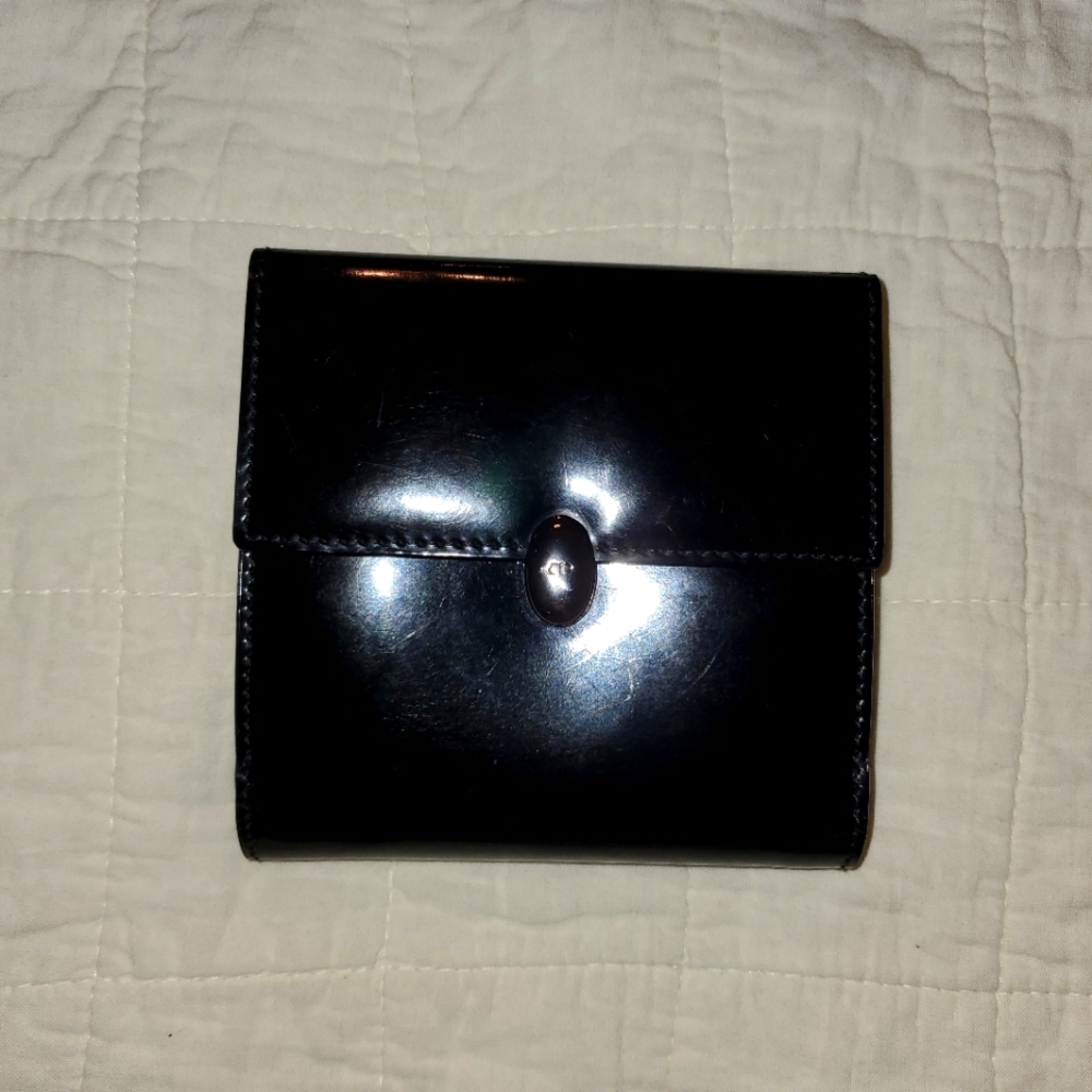 Christin Dior Patent Leather Wallet - Picture 1 of 7